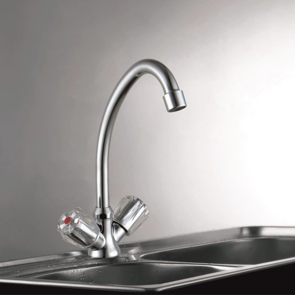 Месингов смесител за кухня Дунав, стоящ