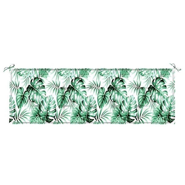 Възглавница за пейка - Листен мотив, 150x50x4 см, изработена от Оксфорд - VL361154 - Image 4