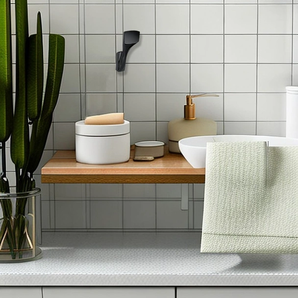 Закачалка за баня черна Мелания INTER CERAMIC - Image 2