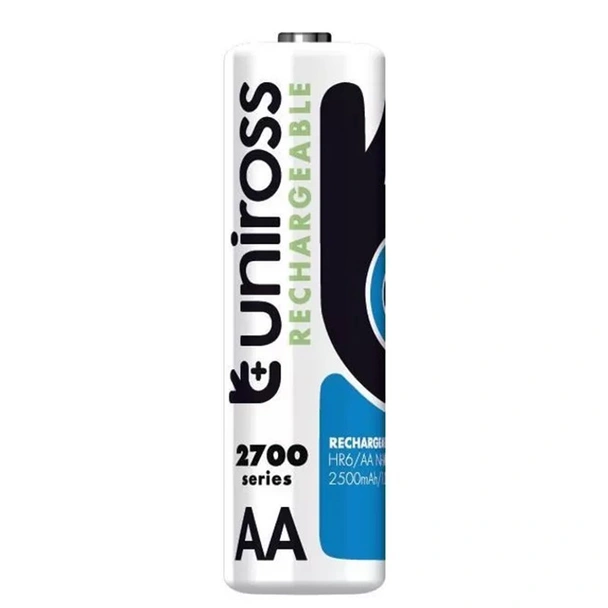 Акумулаторни батерии NiMH AA 1.2V 2700mAh UNIROSS 2бр.