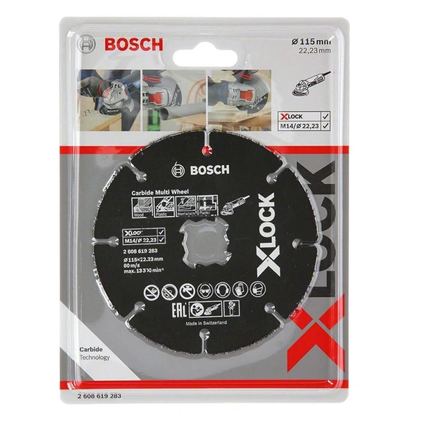 Диск за дърво и пластмаса X-LOCK Carbide ∅115 мм BOSCH - Image 2