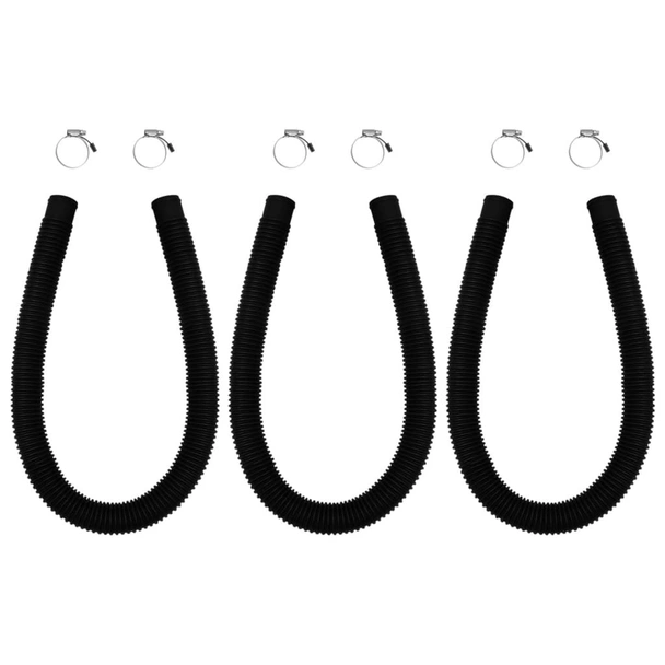 Извити соларни отоплителни панели за басейн 3 бр 72,5x46 см - Image 9