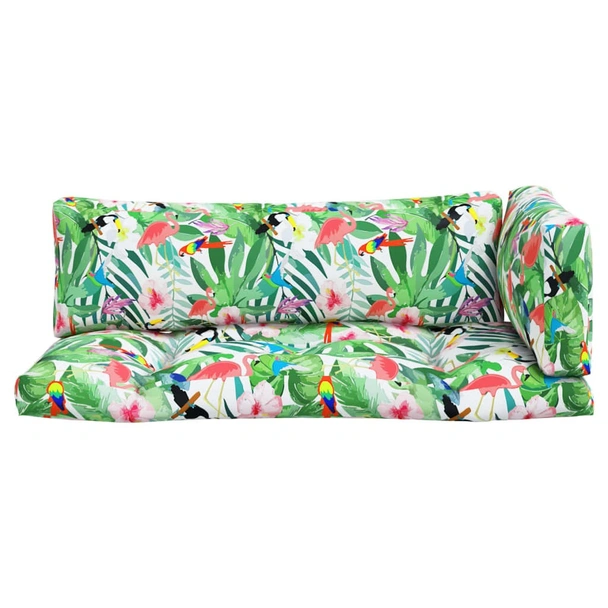 Палетни възглавници, 3 бр, многоцветни, плат Оксфорд - Image 4