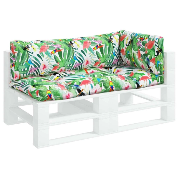 Палетни възглавници, 3 бр, многоцветни, плат Оксфорд - Image 3