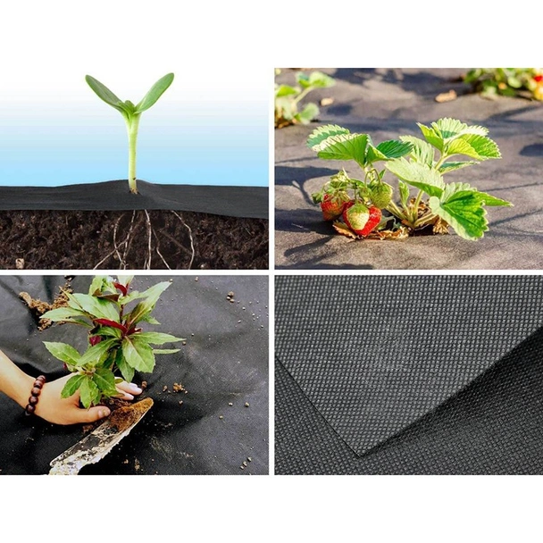 Покривало против плевели 50 гр 1.1 м черно BRADAS (на метър) - Image 5