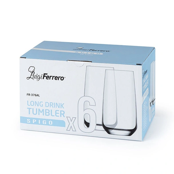 Чаши за вода 480 мл 6 бр. Spigo LUIGI FERRERO - Image 4