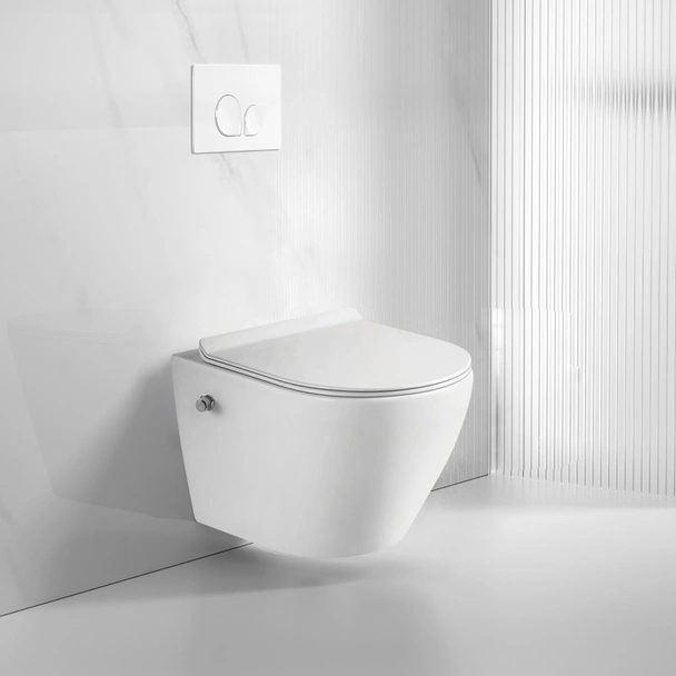 Стенна тоалетна чиния с биде 4937W BIDET INTER CERAMIC - Image 2