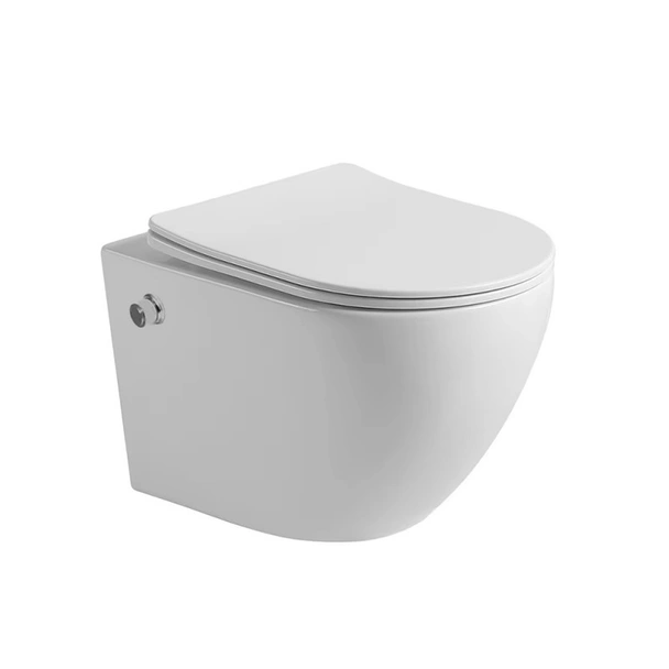Стенна тоалетна чиния с биде 4937W BIDET INTER CERAMIC