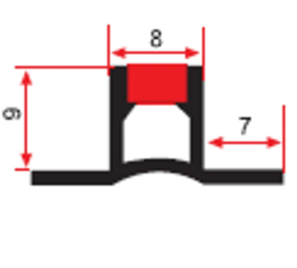 Делитационна разделителна алуминиева лайсна 10 мм х 3 м - Image 2