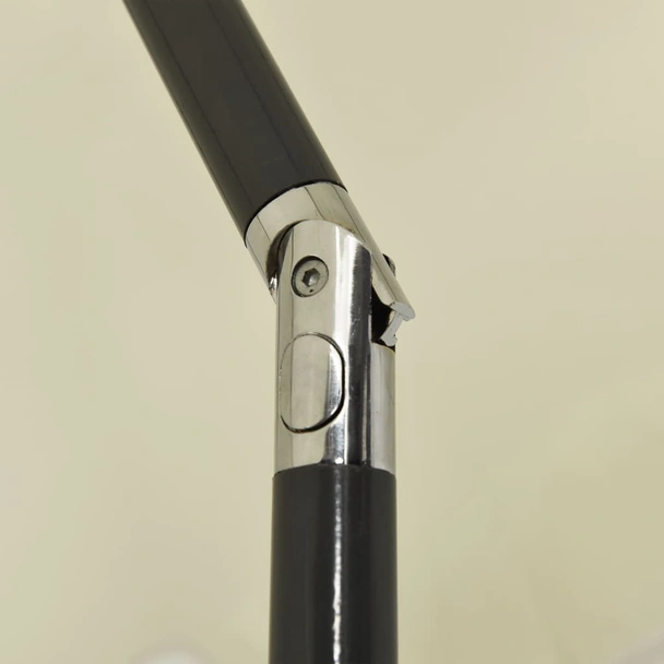 Плажен чадър, пясъчножълт, 200x125 см - Image 3