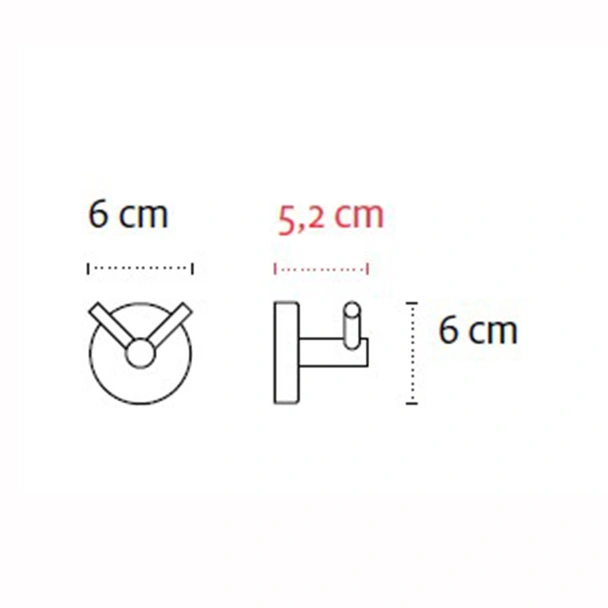 Двойна закачалка за баня Uno KAPITAN - Image 2