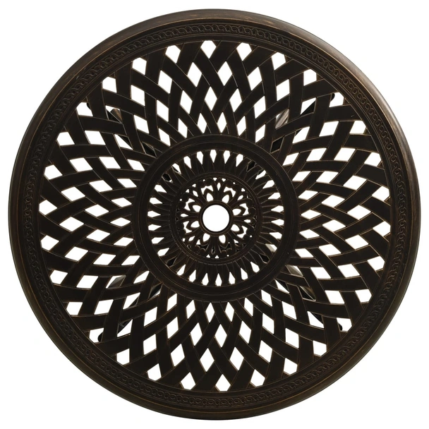 Бистро комплект, 5 части, лят алуминий, бронз - диам.78 - Image 11