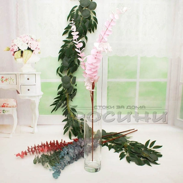 Декоративен стрък Цветен евкалипт 75 см - Image 8