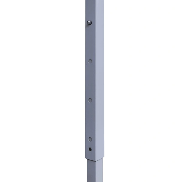 Сгъваема парти шатра  3x3 м  с 4 странични стени - бяла - Image 5