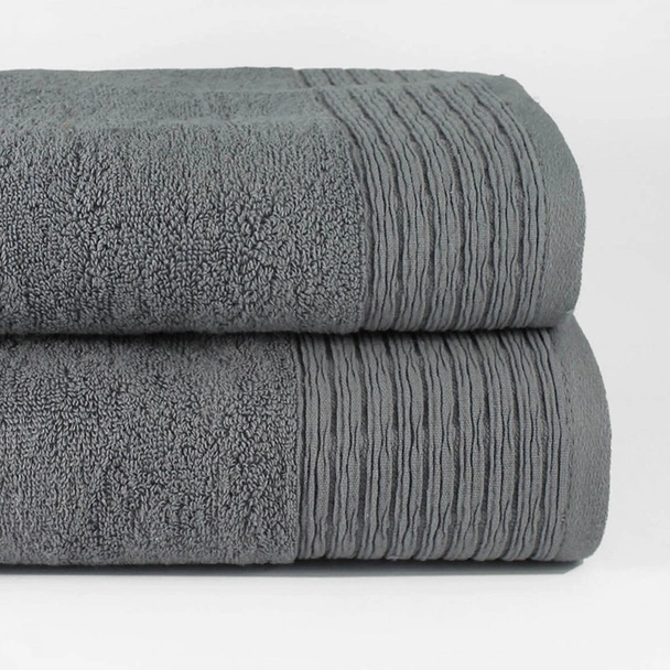 Хавлиена кърпа Сидни 50x90 см сива BULGARIA TEX - Image 2