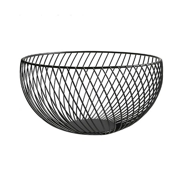 Метална фруктиера ø26x12 см черна - Image 2