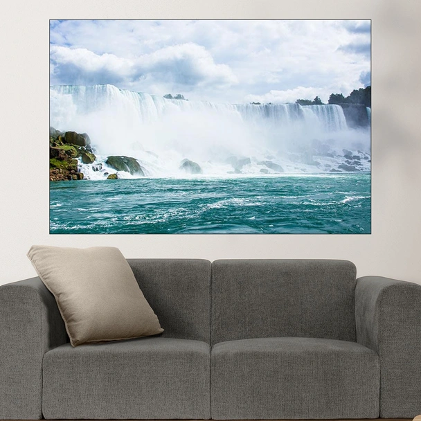 Ниагарският водопад в близък план - картина пано за стена