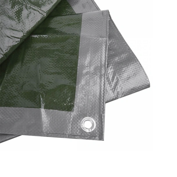 Подсилено покривало 4x5 м 120 гр/м2 сиво BRADAS - Image 3