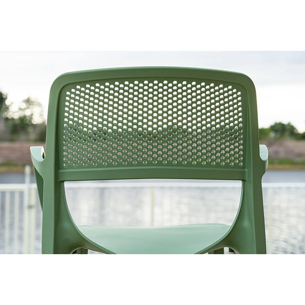 Стол с подлакътници Mila XL зелен RAINBOW - Image 2