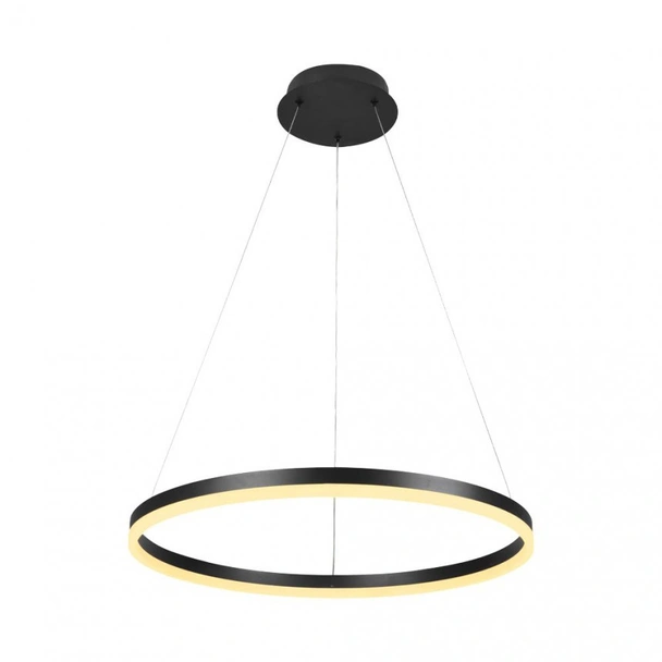 LED полилей Caterina с дистанционно 44 W черен LIGHTEX
