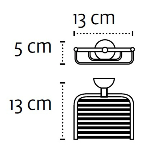 Сапунерка за баня тип мрежа Classico KAPITAN - Image 2