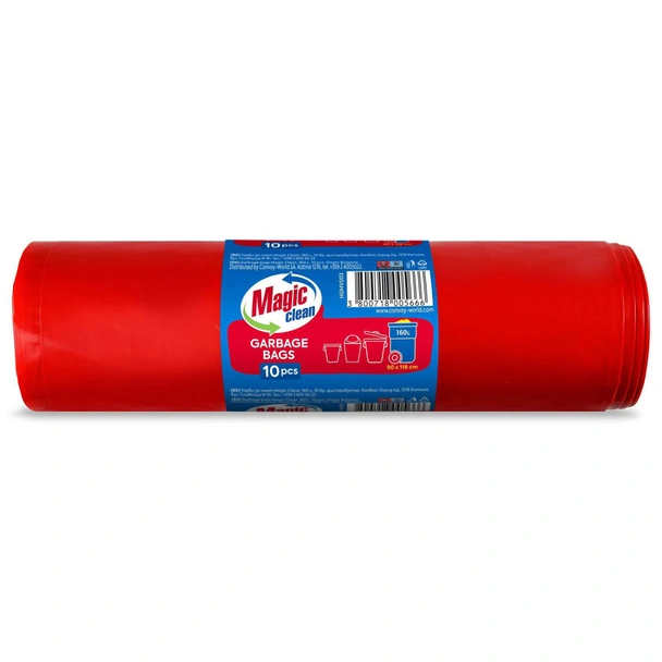 Торби за смет с връзки 160 л 10 бр. MAGIC CLEAN