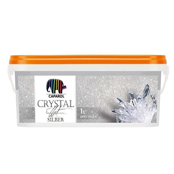 Лак интериорен crystal effekt сребърен /silber/ 1л caparol