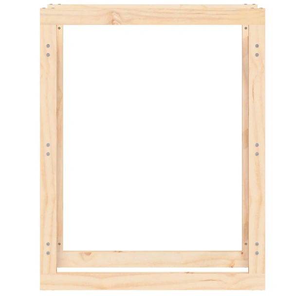 Поставка за дърва за огрев 80x25x100 см масивно дърво бор - Image 5