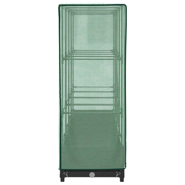 Повдигната леха с покривало, 160x40x123 см - ратанов сандък - Image 5