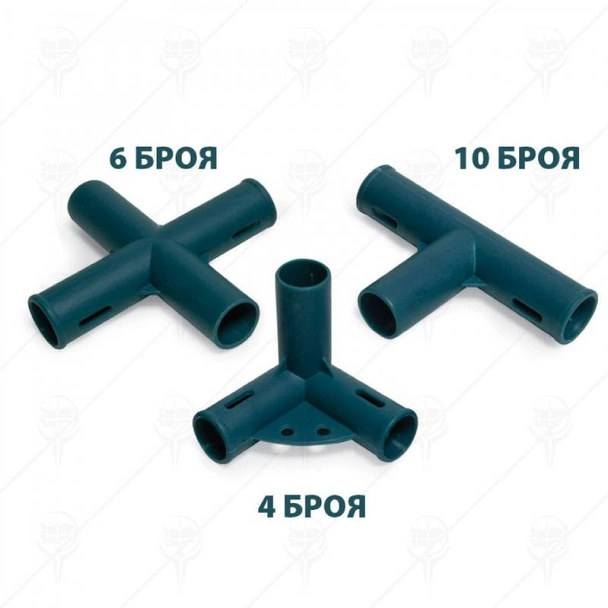 Резервен комплект за оранжерия 3х2х2 м 20 елемента