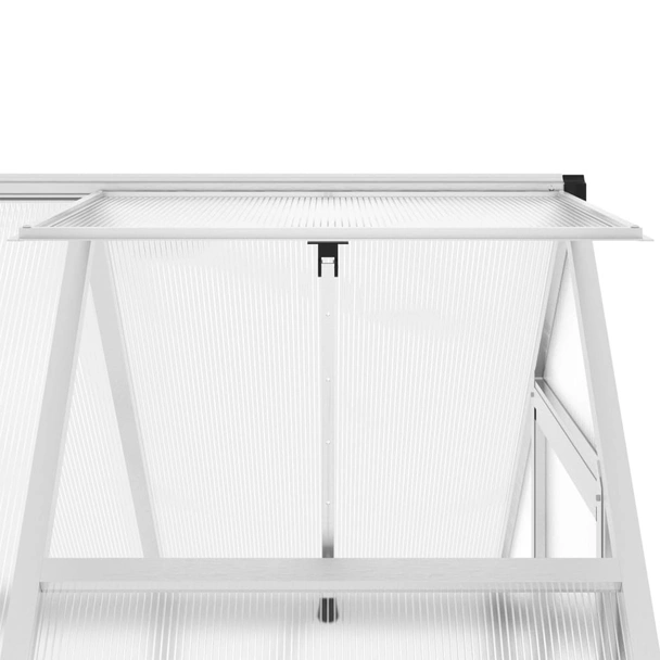 Оранжерия - поликарбонат - стоманена основа - 169x114x195 см - Image 8