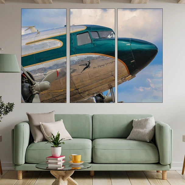 Самолет от WW2 - картина пано за стена - Image 2