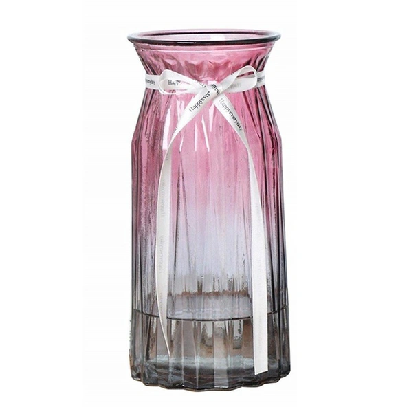 Стъклена ваза с панделка 23 см Mini FLOWERPLUS - Image 4