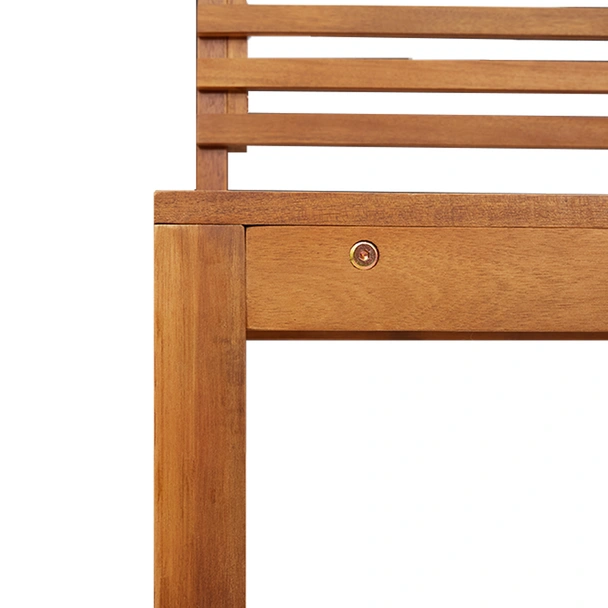 5 части комплект градинска пейка от масивно акациево дърво - VL3328690 - Image 9