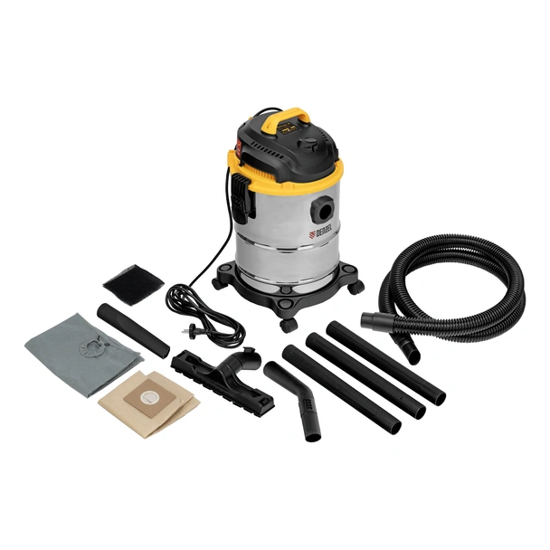Строителна прахосмукачка 1200 W 15 л EVC15 DENZEL - Image 17