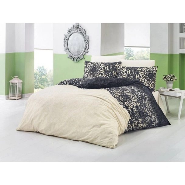 Двоен спален комплект 4 части 100% памук Дантела ZAMBAK - Image 2
