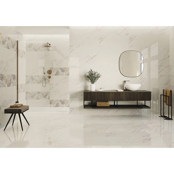 Фаянс 30x90 см Amposta Decor Hojas Gold EL MOLINO - Image 2