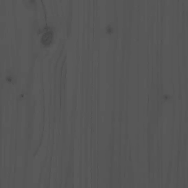 Градинска пейка сива 80x44x45 см борово дърво масив - VL823999 - Image 7