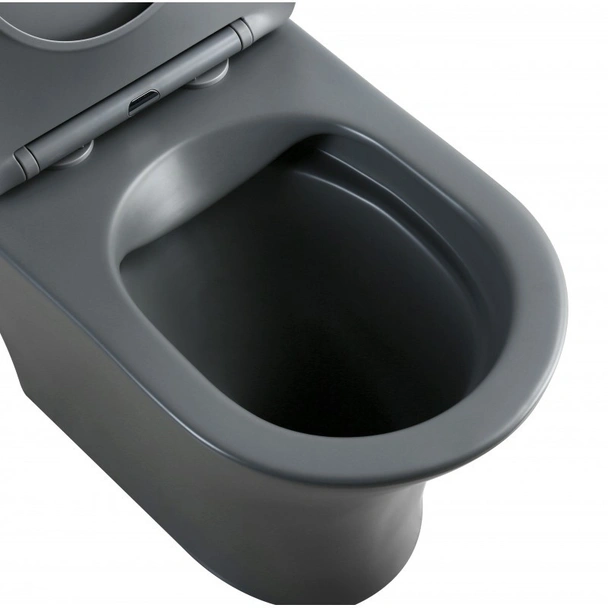 Моноблок Rimless сив мат ICC 7937MG INTER CERAMIC (мостра) - Image 3