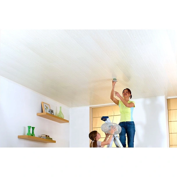 PVC ламперия 25х200 см 10 мм Бял лак без фуга DUMAPAN - Image 4