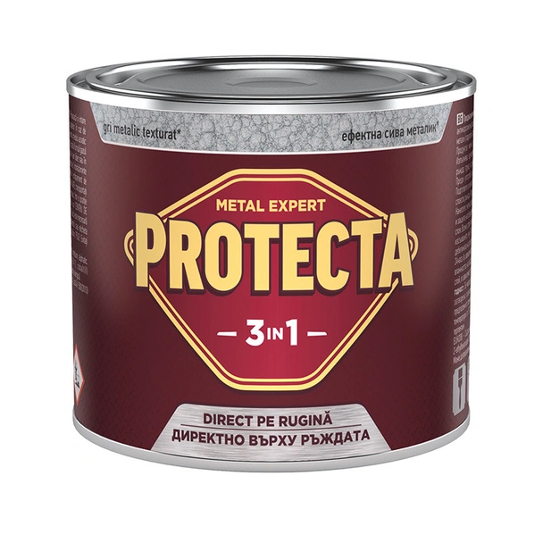 Боя за метал Protecta 3in1 0.5 л тъмнозелена ОРГАХИМ