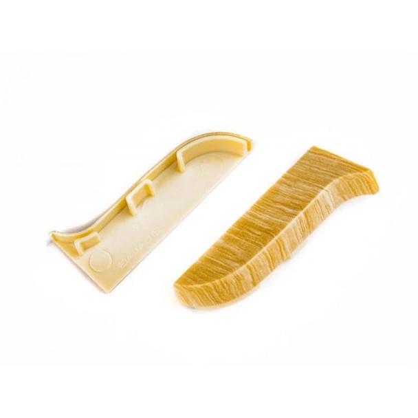 Дясна тапа за PVC перваз Salag SG56/58 - ясен бял