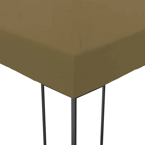 Градинска шатра, 6x3x2,7 м, таупе, 180 г/м² - Image 4