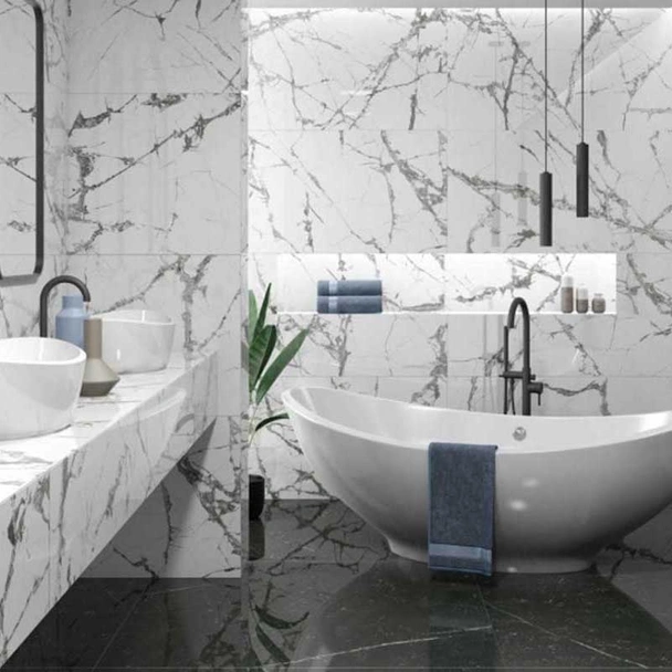 Гранитогрес 60x120 см Lux Iceberg White PAMESA - Image 2