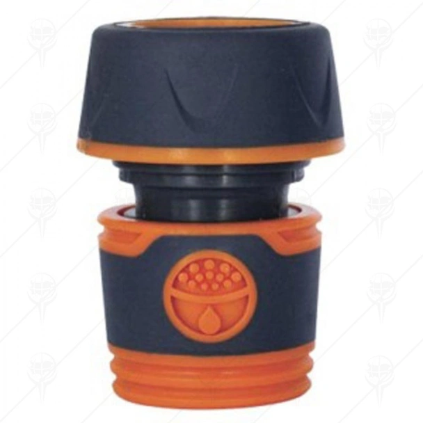 Конектор 1/2" за маркуч 3/4" със стоп SILVER HERLY - Image 2