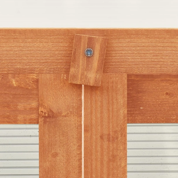 Мини оранжерия - 60x45x100 см - правоъгълна - дърво - Image 2