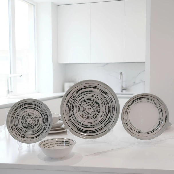 Порцеланов сервиз за хранене 24 части Exo TOPRAKSAN - Image 3