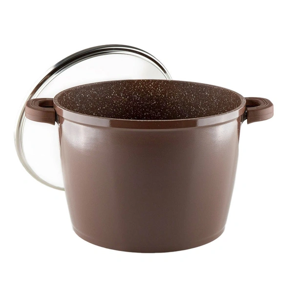 Дълбока тенджера 24x17.5 см 6.5 л шоколад Mia MUHLER - Image 2