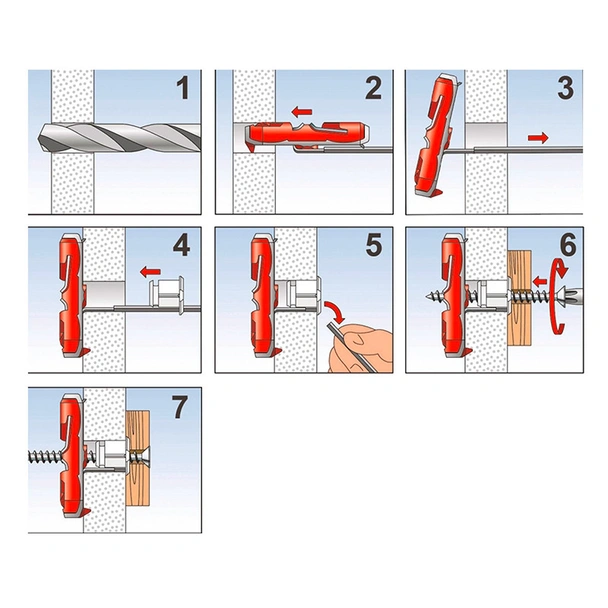 Дюбел за кухини DUOTEC 10x50мм FISCHER - Image 3