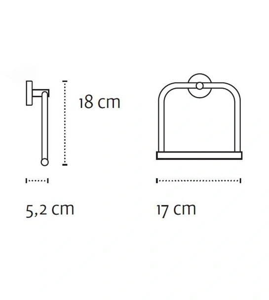Поставка за хавлия 1224 Uno KAPITAN - Image 2